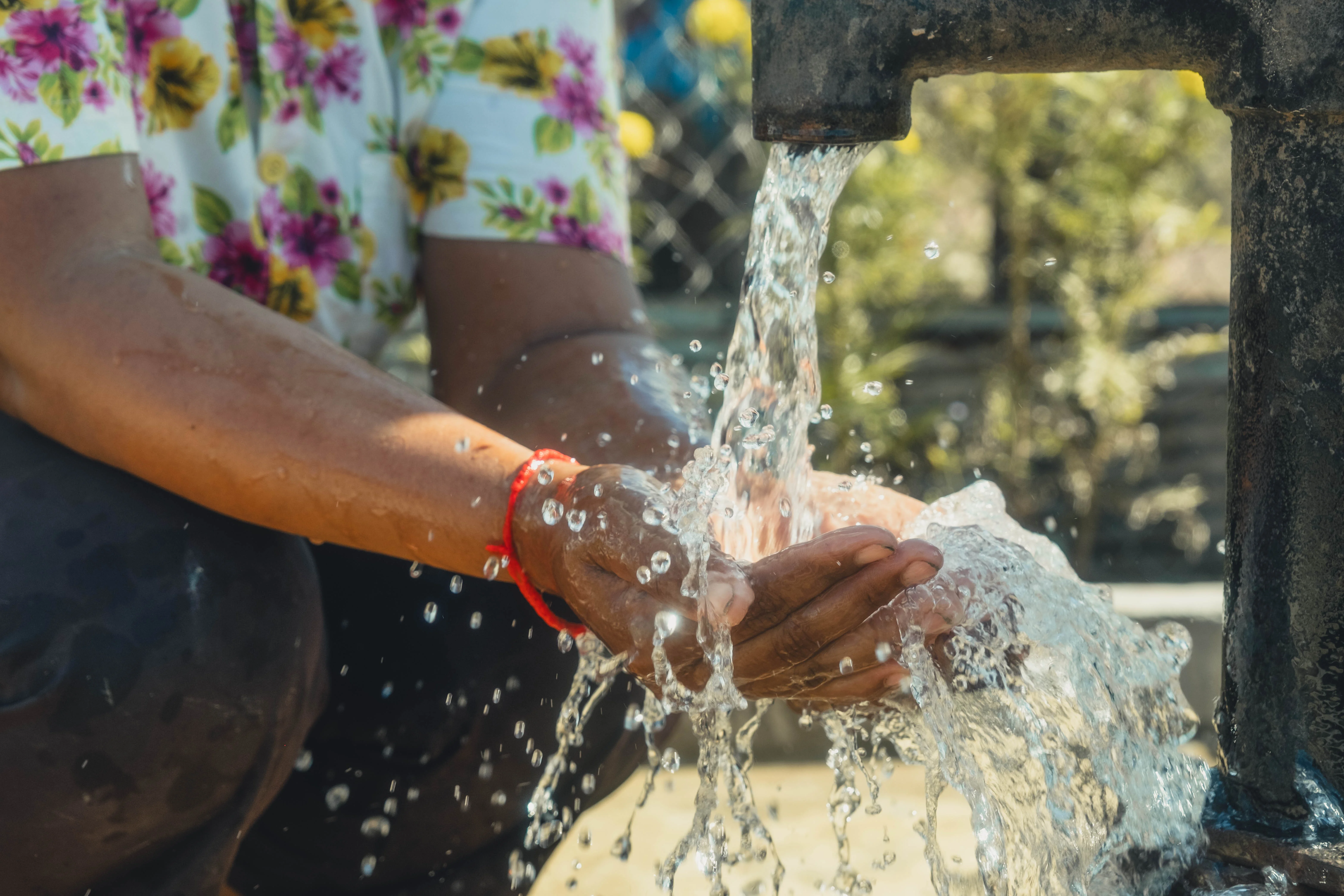 Accès à l’eau potable dans un village cambodgien